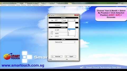 Malaysia Payroll Tutorial : How To Generate Payslip By Position Using SmartPay (SOCSO,EPF,MTD,PCB)