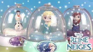 Frozen Glitter Globes Paint your own Dome Boules à neige Reine des neiges