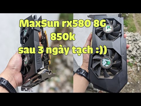 Video Ham rẻ mua rx 580 8G tản 4 ống đồng siêu Nạc. Tạch ngay - youtube
