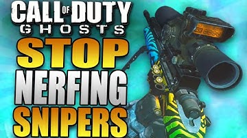 STOP NERFING SNIPERS - Call of Duty Ghost Multiplayer Gameplay Quickscoping, Montage, & Sniping
