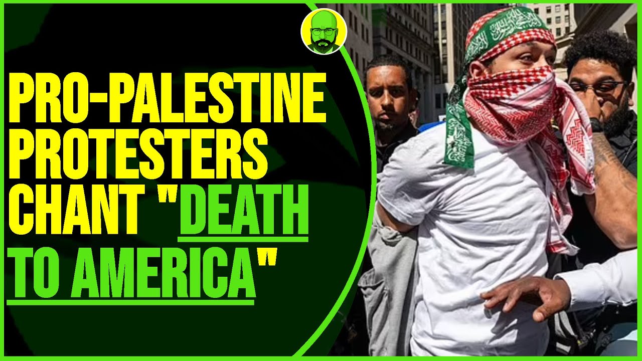 PRO-PALESTINE PROTESTERS CHANT DEATH TO AMERICA | TSAE - YouTube