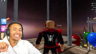 SPIDERMAN vs PAGLIACCIO HORROR di CARNIVAL of TERROR su ROBLOX