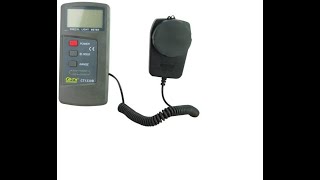 The CT-1330B Digital Light Meter Lux Meter Instructional Tutorial And Review