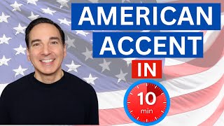 How to Fake an American Accent FAST 🇺🇸 :  American Accent Training Practice