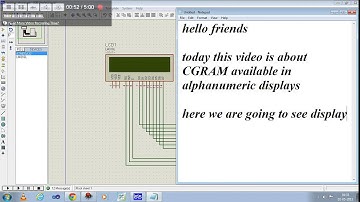 Special Character display using LCD and microcontroller