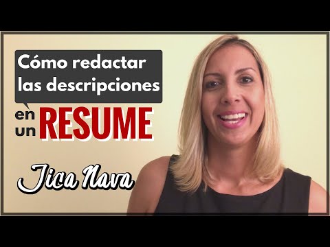 Cómo Escribir Descripciones De Trabajo Para Su Currículum