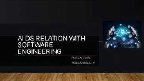 Relationship between Software Engineering and Artificial intelligence