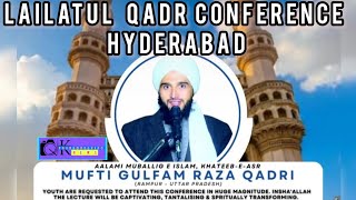 #mufti #gufranraza sahab#lailatulqadar conference se khitab karte huwe chanchalguda #hyderabad#AIRAC