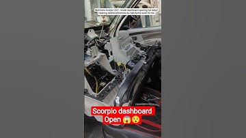 Mahindra Scorpio 2021 model dashboard opening full cleaning dashboard kholne ka Sahi tarika work for