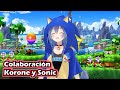 Korone muestra su nuevo traje de Sonic [Hololive Sub Español]