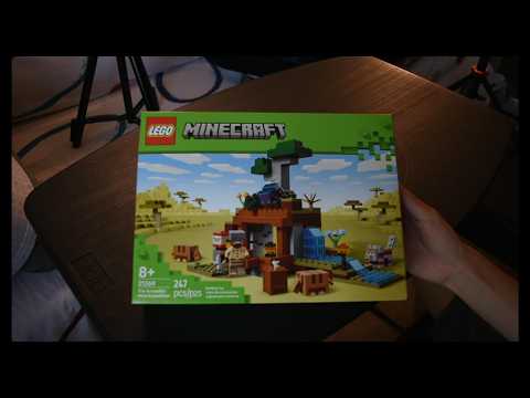 Unboxing LEGO Minecraft Set: The Armadillo Mine Expedition