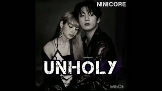 Jungkook feat. Lisa - Unholy ( Ai cover) #jungkook #lisa #blackpink #bts Resimi