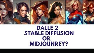 Dall E 2 VS Midjourney VS Stable Diffusion - Which One is Better?