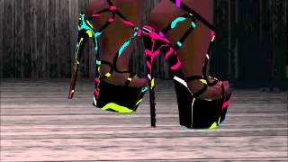 Liquid Rave Heels From Reflections by Paige