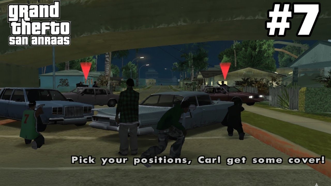 PERTAHANKAN MARKAS DARI SERANGAN GANG BALLAS - GTA Aan Andreas #7