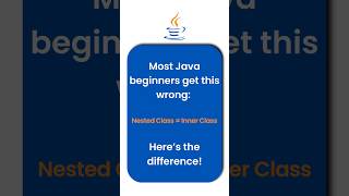 Java Nested & Inner Classes Explained 🔥 | Complete Guide with Examples #java  #shorts