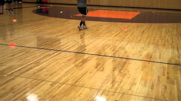 Triangle Drill - Sprint, Backpedal, Slide