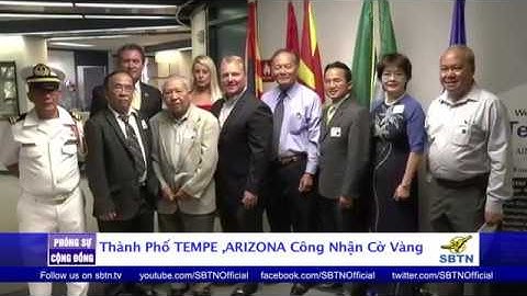 Công Nhận Cờ Vàng VNCH Tại Thành Phố Tempe , Arizona