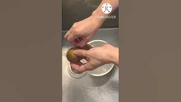 Thumbnail of How to wash kiwi fruit.#healthy #howto #satisfyingvideo #shorts