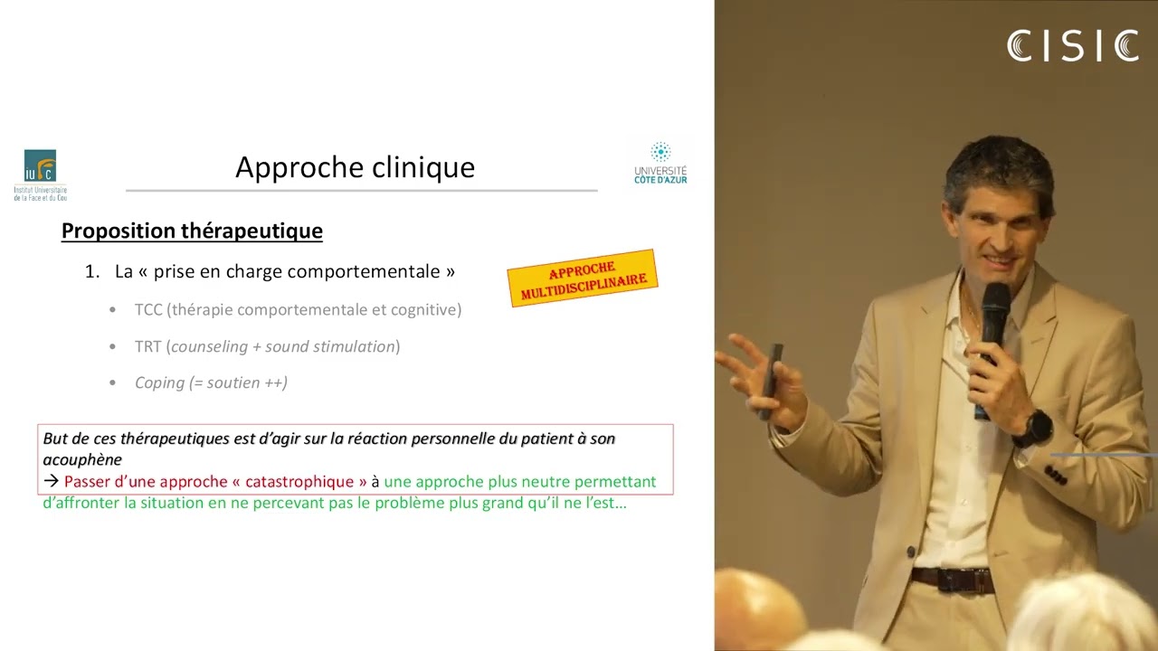 [ Réunion CISIC Avril 2025 ] Pr Nicolas GUEVARA, chirurgien ORL du CHU de Nice : LES ACOUPHÈNES