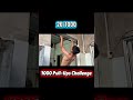 1000 Pull-Ups Challenge | DAY 1 #shorts #pullups