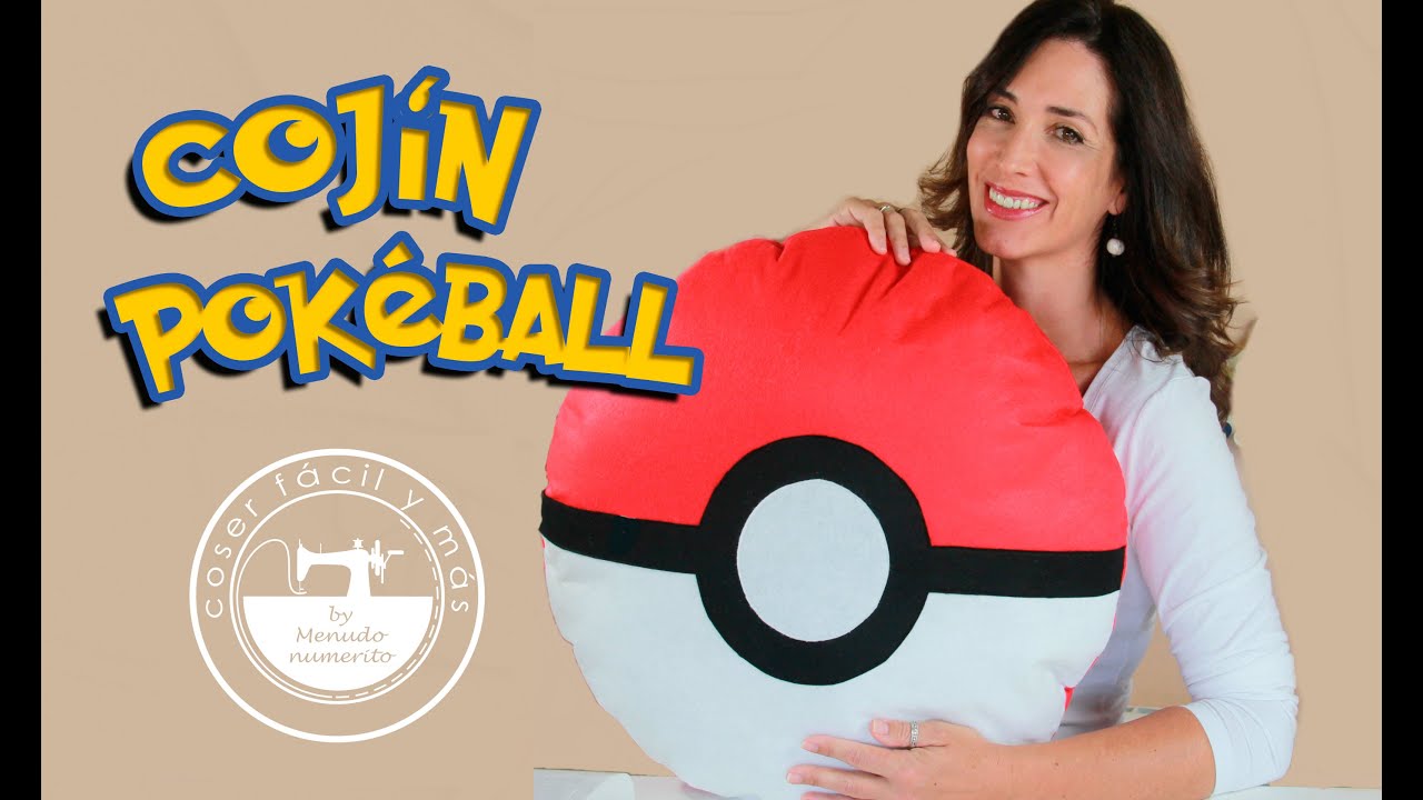 Cojín de Pokeball de Pokemon fácil