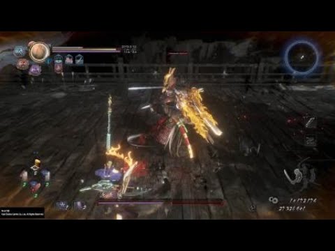 【仁王2/PS4Pro】牛若戦記：人妖相克の果て「源義経」戦(あやかしの夢路) #88
