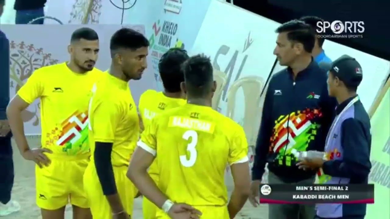 Kabaddi khelo India beach game