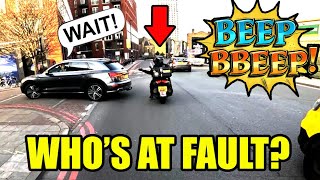 L Plate Moped Illegal Horn Use!