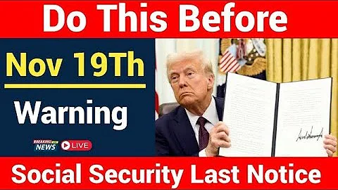 Social Security Warning — Important Step Before Nov 19th to Keep SSA, SSI & SSDI Payments!