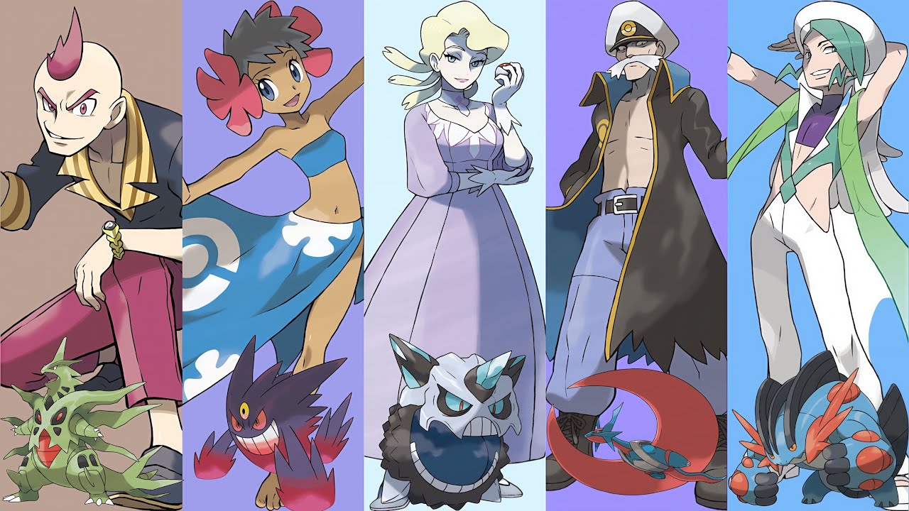 【寶可夢究極綠寶石 Ultra Emerald V5.5】豐緣聯盟 決戰四天王 & 冠軍 雙打對戰(無回復) - 標準模式