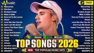 Justin Bieber Billie Eillish The Weeknd Bruno Mars Maroon 5  Billboard  Spotify Playlist 2026