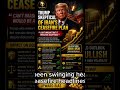Trump is skeptical of Iran's ceasefire plan
