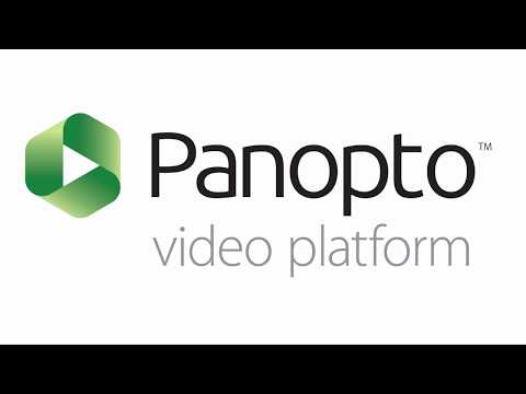 Configuring Panopto in Blackboard