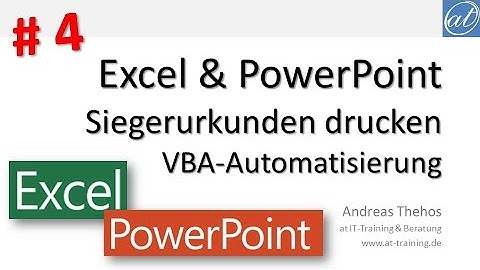 PowerPoint aus Excel heraus - Massendruck von Urkunden per VBA