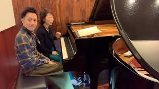 【解説と演奏】へび使い（連弾） - 演奏動画のサムネイル