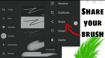 Share your brush with others | infinite painter brush tutorial