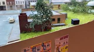 Oak Hill in N scale layout update 56: scratchbuilt small office