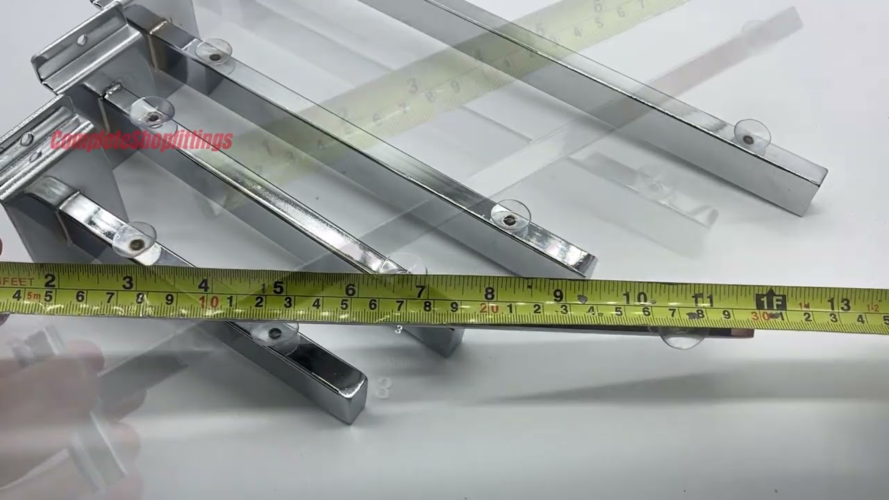 15 20 25 30 35 cm glass shelf bracket slatwalls