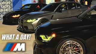 NOT your AVERAGE DAY with your BMW friends - 1st SINGLE-TURBO M4 CS + 3rd G87 M2 X-Drive 🔥