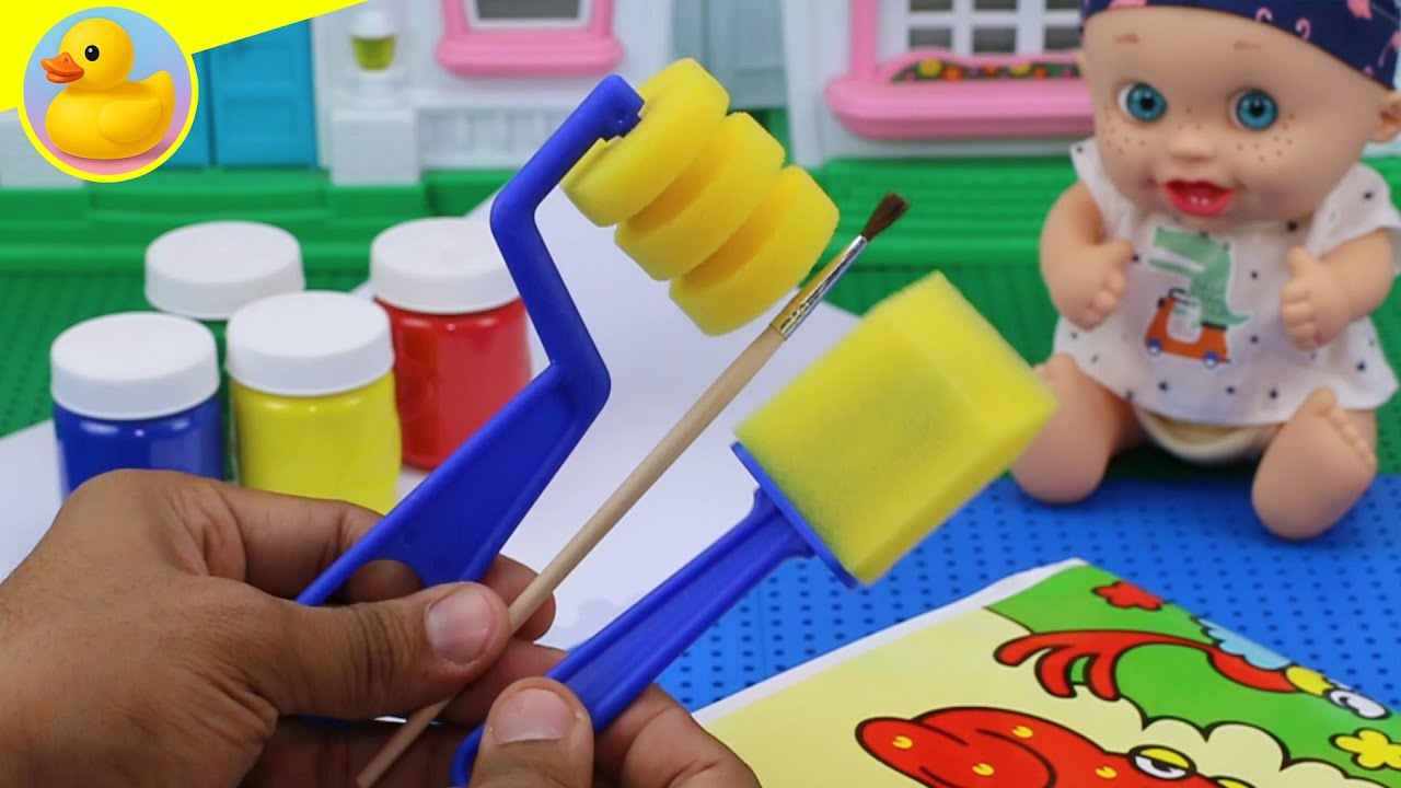 تجربة لعبة الرسم والتلوين بالوان الماء العاب_اطفال_تفاعلية