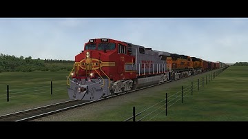 BNSF 732 across the Scenic Sub. [Open Rails]