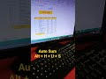 Ms Excel|| Atuo Sum ||#computer #viral #excel #tricks 📸🤘😎😎