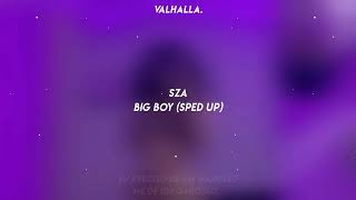 sza ; big boy (sped up/tiktok trend) [legendado/tradução] version by @WinissBeats