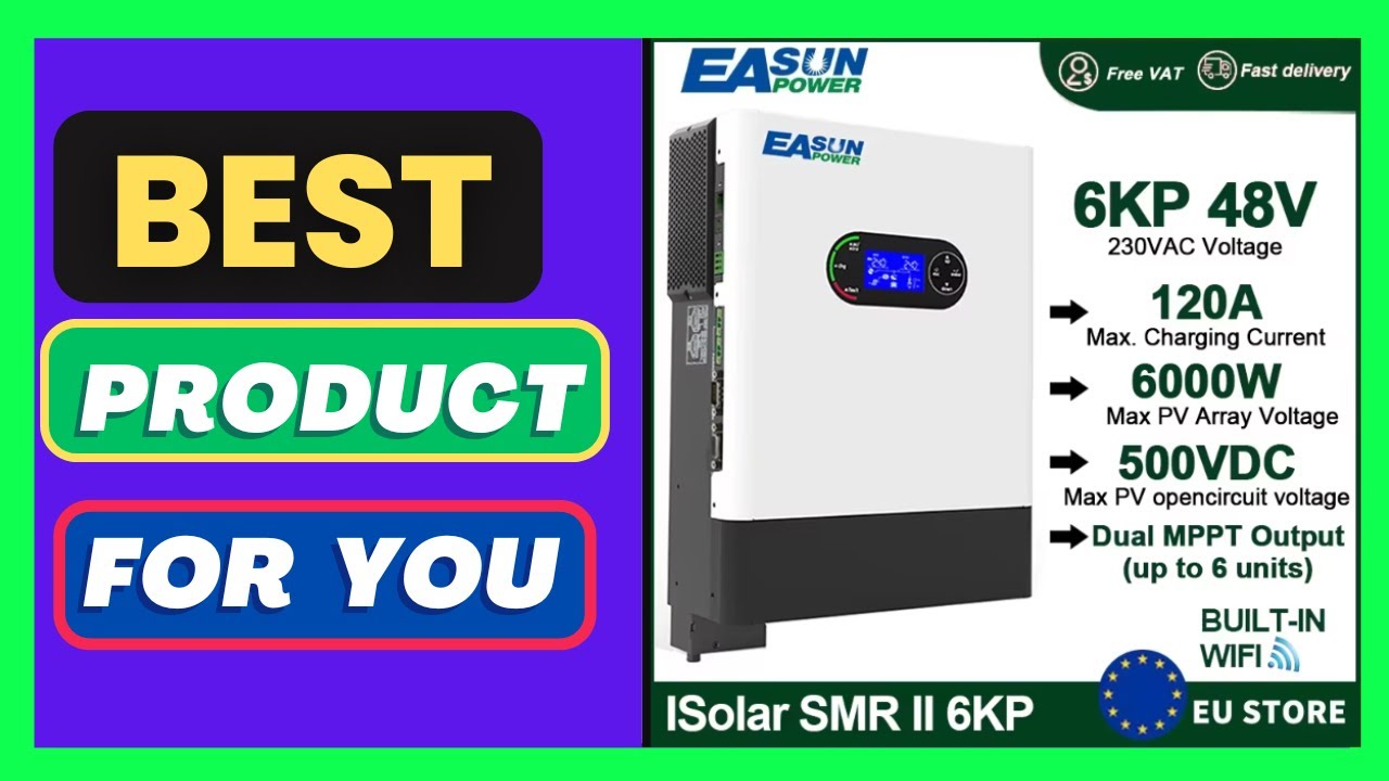 EASUN POWER 6000W 48V 4000W 24V Hybrid Solar Inverte