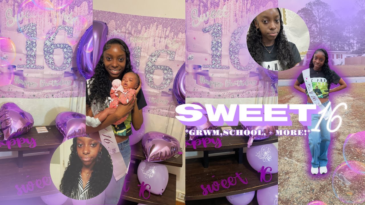 MY SWEET 16TH VLOG💟 || NIGHT BEFORE, GRWM, SCHOOL, + MORE!!🌟💝