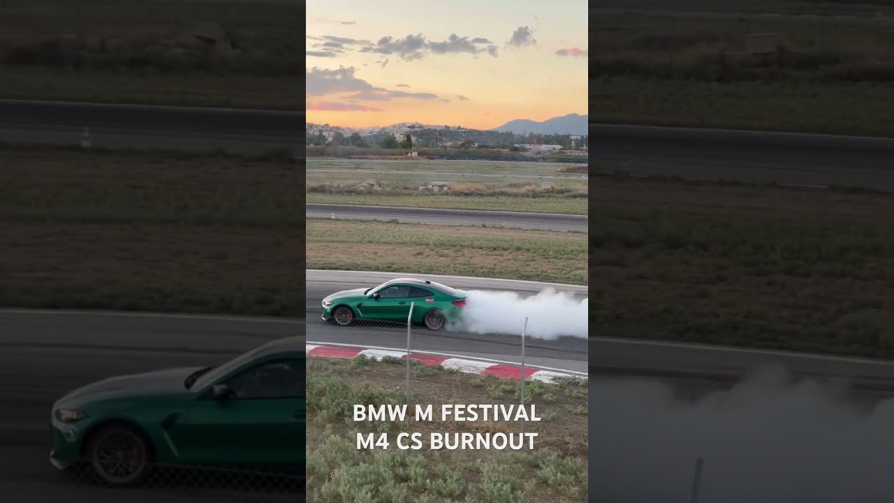 BMW M4 CS BURNOUT | BMW M FESTIVAL | WE ARE GEN M