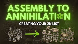 From Assembly to Annihilation Ep4: Starting Death Guard in 10th Edition! Designing Your 2k List!