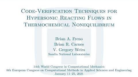 Code-Verification Techniques for Hypersonic Reacting Flows in Thermochemical Nonequilibrium