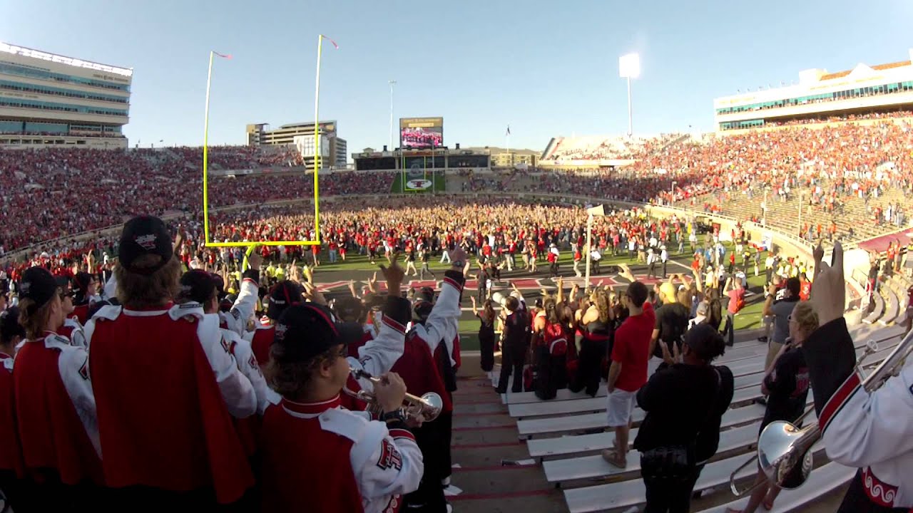 Postgame Fight Song and Matador Song Tech vs. WVU GoPro Pinocam